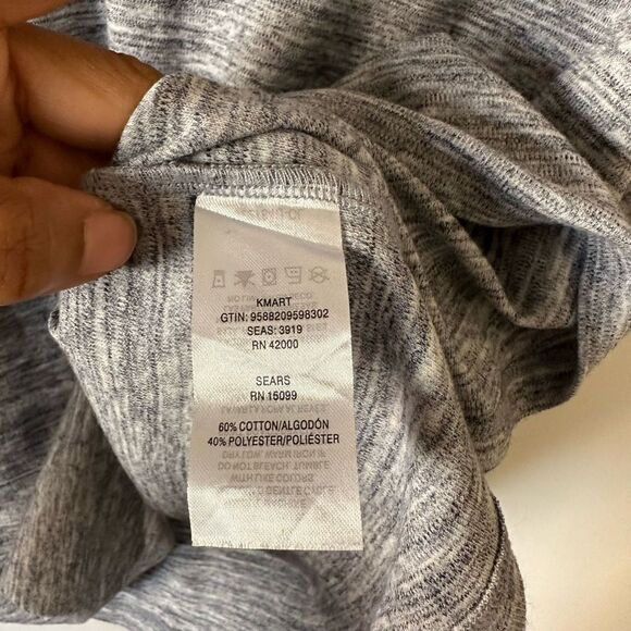 Basic Editions Gray Short Sleeve Tee - Picture 7 of 13